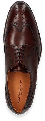 Konstantin Starke MELCHIOR Herren-Schnürschuhe aus Leder 233201000002 (Dunkelbraun)