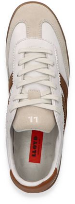 Sioux ELIAN Herren-Sneaker 244301000012 (Weiß/Braun)