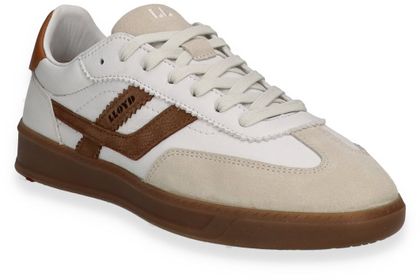 Sioux ELIAN Herren-Sneaker 244301000012 (Weiß/Braun)
