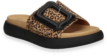 Gabor Damen-Pantoletten 180382000000 (Leo/Schwarz)