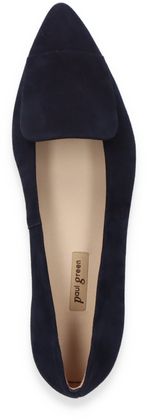 Paul Green Damen-Slipper aus Leder 103102000023 (Dunkelblau)