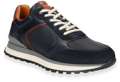 Konstantin Starke Herren-Sneaker aus Leder 244182000017 (Blau/Bunt)