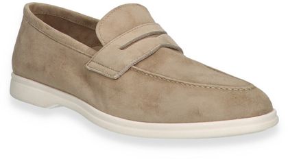 Konstantin Starke Herren-Slipper aus Leder 226302000015 (Beige)