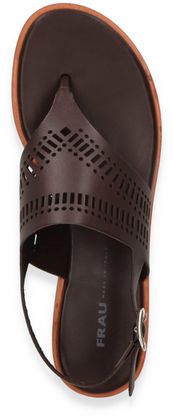 FRAU Damen-Zehentrenner 189201000000 (Dunkelbraun)