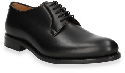 Konstantin Starke Herren-Schnürschuhe aus Leder 230001000009 (Schwarz)