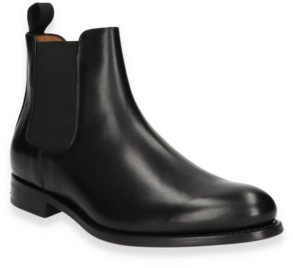 Konstantin Starke Herren-Stiefeletten aus Leder 213001000046 (Schwarz)