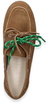 Andrea Puccini Damen-Schnürschuhe aus Leder 101222000041 (Mittelbraun)