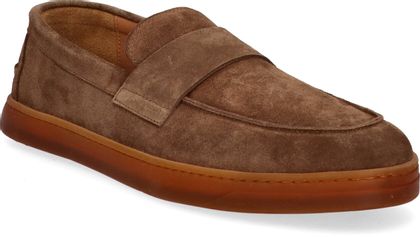 Antonio Maurizi Herren-Slipper aus Leder 226222000024 (Braun)
