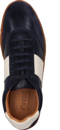 Antonio Maurizi Herren-Sneaker aus Leder 244101000035 (Blau)