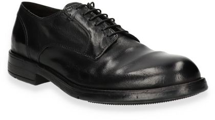 Lemargo Herren-Schnürschuhe aus Leder 240001000030 (Schwarz)