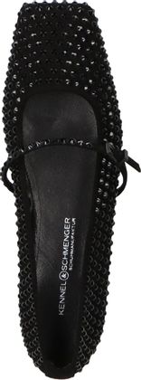 Kennel & Schmenger Damen-Ballerinas 103002000018 (Schwarz)