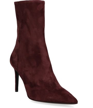 Phillip Hardy Damen-Stiefeletten aus Leder 106292000002 (Bordeaux)