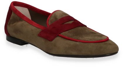 Phillip Hardy Damen-Slipper aus Leder 103682000003 (Braun/Bunt)