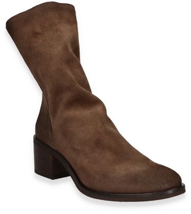 Konstantin Starke Damen-Stiefeletten aus Leder 106202000014 (Dunkelbraun)