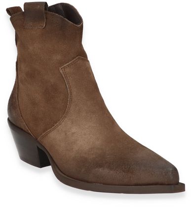 Konstantin Starke Damen-Western Boots aus Leder 107202000008 (Dunkelbraun)