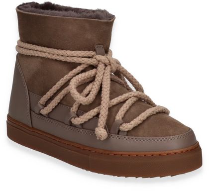 INUIKII Damen-Boots mit Warmfutter 192222000058 (Taupe)