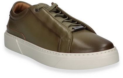 BOSS GARY Herren-Sneaker aus Leder 244691000001 (Oliv)