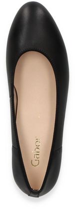 Gabor Damen-Pumps aus Leder 120001000009 (Schwarz)