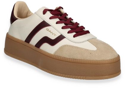Gant CUZMANI Damen-Sneaker 101381000015 (Beige/Bordeaux)