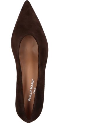 Phillip Hardy Damen-Pumps aus Leder 121202000000 (Braun)