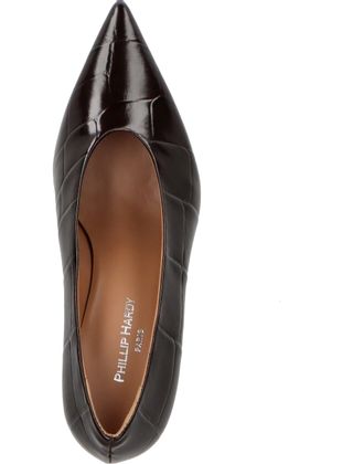 Phillip Hardy Damen-Pumps aus Leder 122205000000 (Braun)