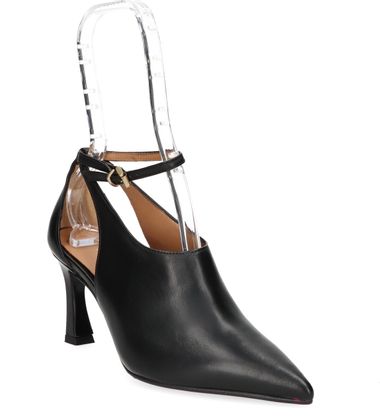 Phillip Hardy Damen-Pumps aus Leder 122001000016 (Schwarz)