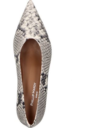 Phillip Hardy Damen-Pumps aus Leder 121385000000 (Beige)