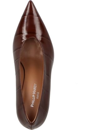 Phillip Hardy Damen-Pumps aus Leder 122225000000 (Braun)