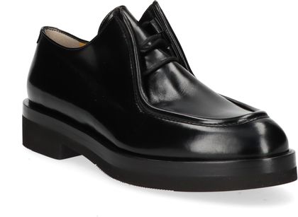 Trumans Damen-Schnürschuhe aus Leder 101001000002 (Schwarz)