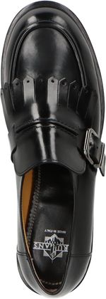Trumans Damen-Slipper aus Leder 110001000025 (Schwarz)