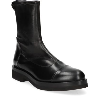 Trumans Damen-Boots aus Leder 102001000145 (Schwarz)