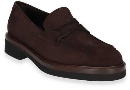 Konstantin Starke Damen-Slipper aus Leder 100202000005 (Dunkelbraun)