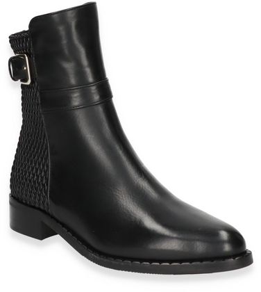 Phillip Hardy Damen-Stiefeletten aus Leder 105001000058 (Schwarz)