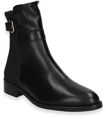 Phillip Hardy Damen-Stiefeletten aus Leder 105001000057 (Schwarz)