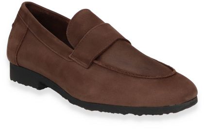 Arche SADOCK Damen-Slipper aus Leder 100202000004 (Dunkelbraun)