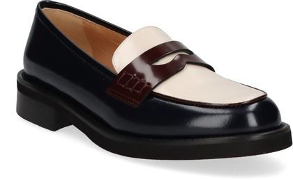 Konstantin Starke Damen-Trotteur aus Leder 110181000000 (Blau/Weiß)