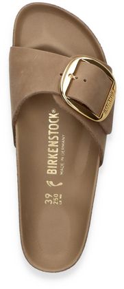 Birkenstock MADRID BIG BUCKLE Damen-Pantoletten 591222000004 (Hellbraun)