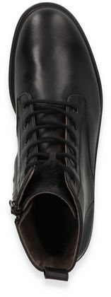 Paul Green Damen-Schnürboots Leder 105001000048 (Schwarz)