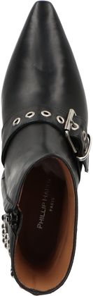 Phillip Hardy Damen-Stiefeletten aus Leder 106001000088 (Schwarz)