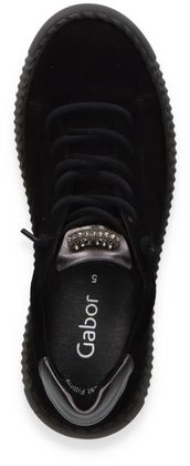 Gabor Damen-Sneaker 101002000034 (Schwarz)