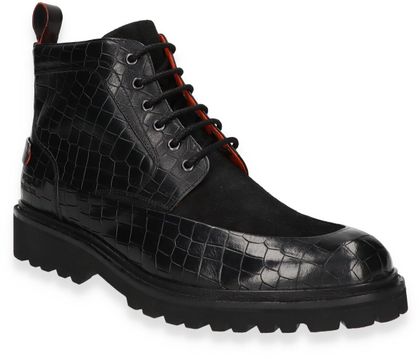 Melvin & Hamilton PIERCE Herren-Schnürboots 212001000056 (Schwarz)