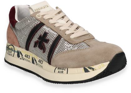 Premiata CONNY Sneaker für Damen 101382000061 (Beige/Bunt)