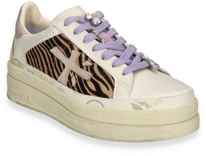 Premiata CLAUDIA Sneaker für Damen 101781000082 (Weiß/Bunt)