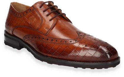 Melvin & Hamilton FLYNN Schnürrschuhe für Herren aus Leder 243221000007 (Mittelbraun)