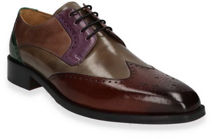 Melvin & Hamilton JEFF Schnürrschuhe für Herren aus Leder 243281000000 (Braun/Bunt)