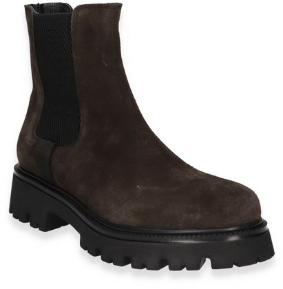 Konstantin Starke Damen-Boots aus Leder 102402000011 (Anthrazit)