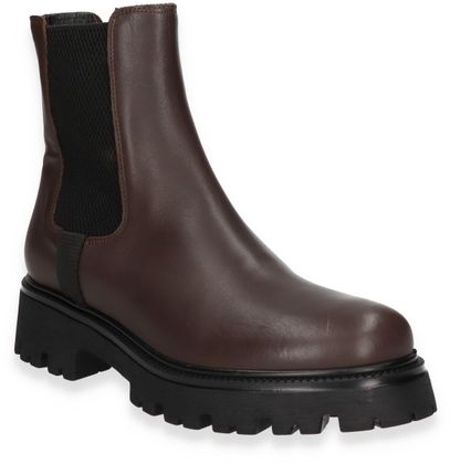 Konstantin Starke Damen-Boots aus Leder 102201000014 (Dunkelbraun)