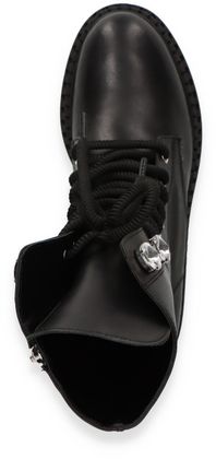 Konstantin Starke Damen-Boots aus Leder 102001000158 (Schwarz)