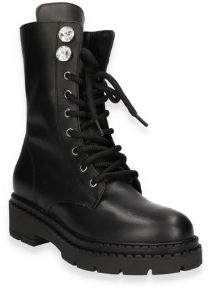 Konstantin Starke Damen-Boots aus Leder 102001000158 (Schwarz)