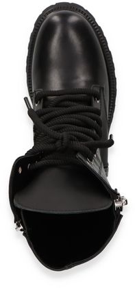 Konstantin Starke Damen-Boots aus Leder 102001000157 (Schwarz)